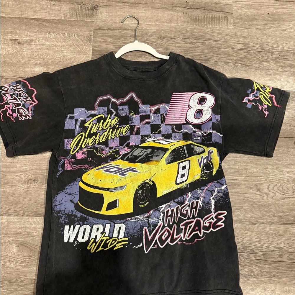 Racing Graphic T-Shirt - Black